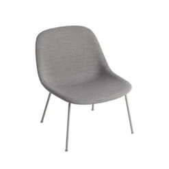 Muuto Fiber Lounge Fauteuil Met Stalen Poten