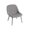 Muuto Fiber Lounge Fauteuil Met Eikenhouten Poten
