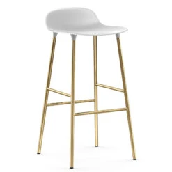 Normann Copenhagen Form Barkruk Messing Poten 75 Cm