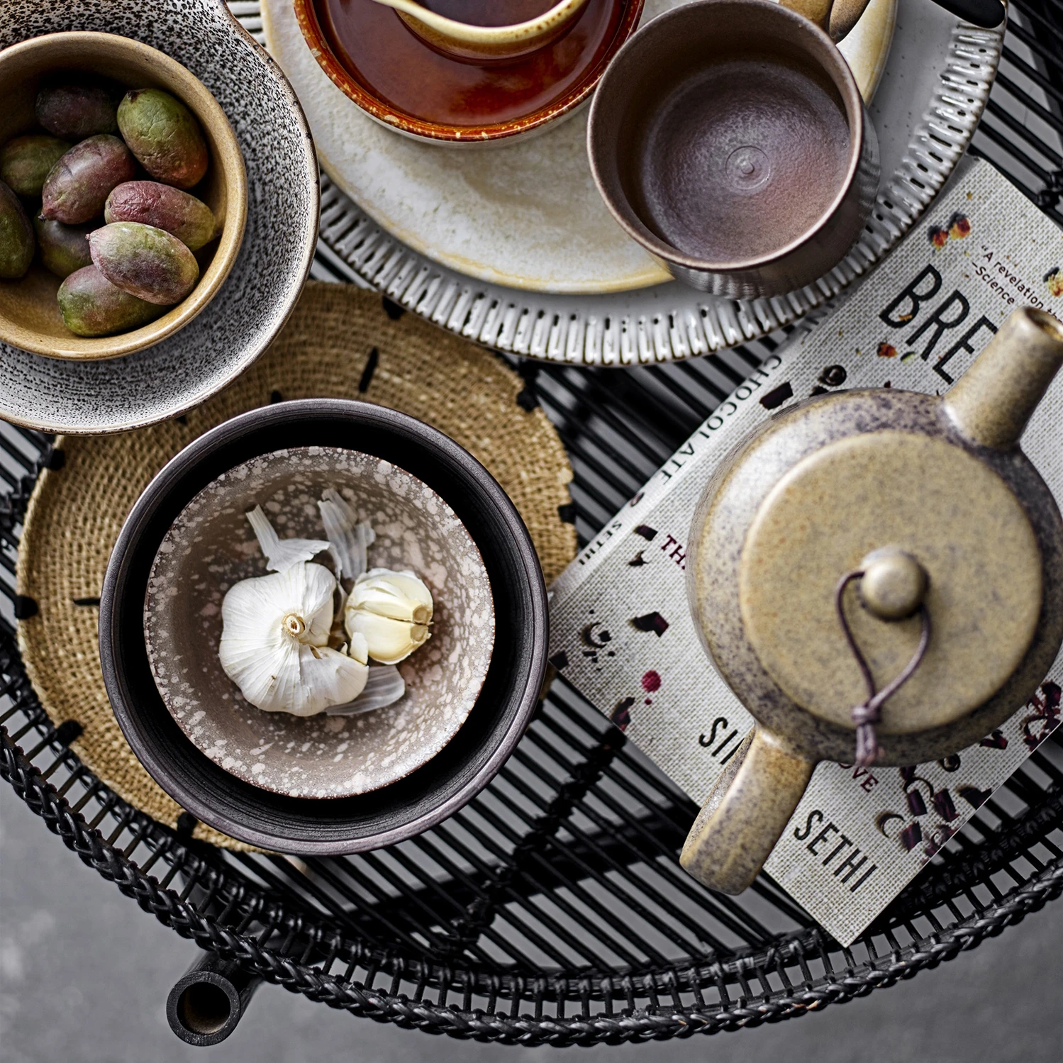 Bloomingville Carolina Bijzettafel Ø 56 Cm 2 Bloomingville Carolina Bijzettafel Ø 56 Cm - Afbeelding 2