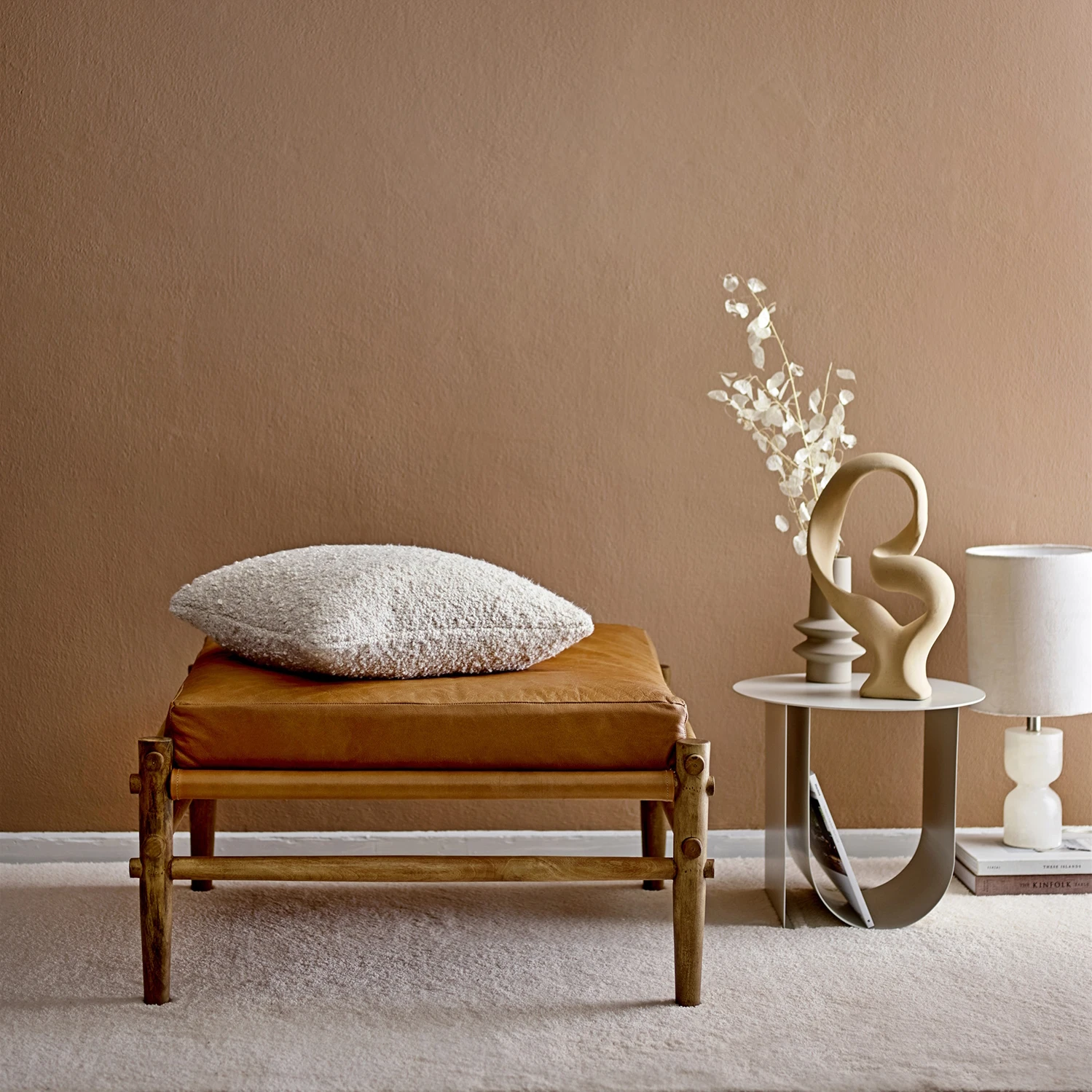 Bloomingville Cher Bijzettafel Ø43 Cm 5 Bloomingville Cher Bijzettafel Ø43 Cm - Afbeelding 5