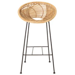 Bloomingville Yonne Barstoel Rotan
