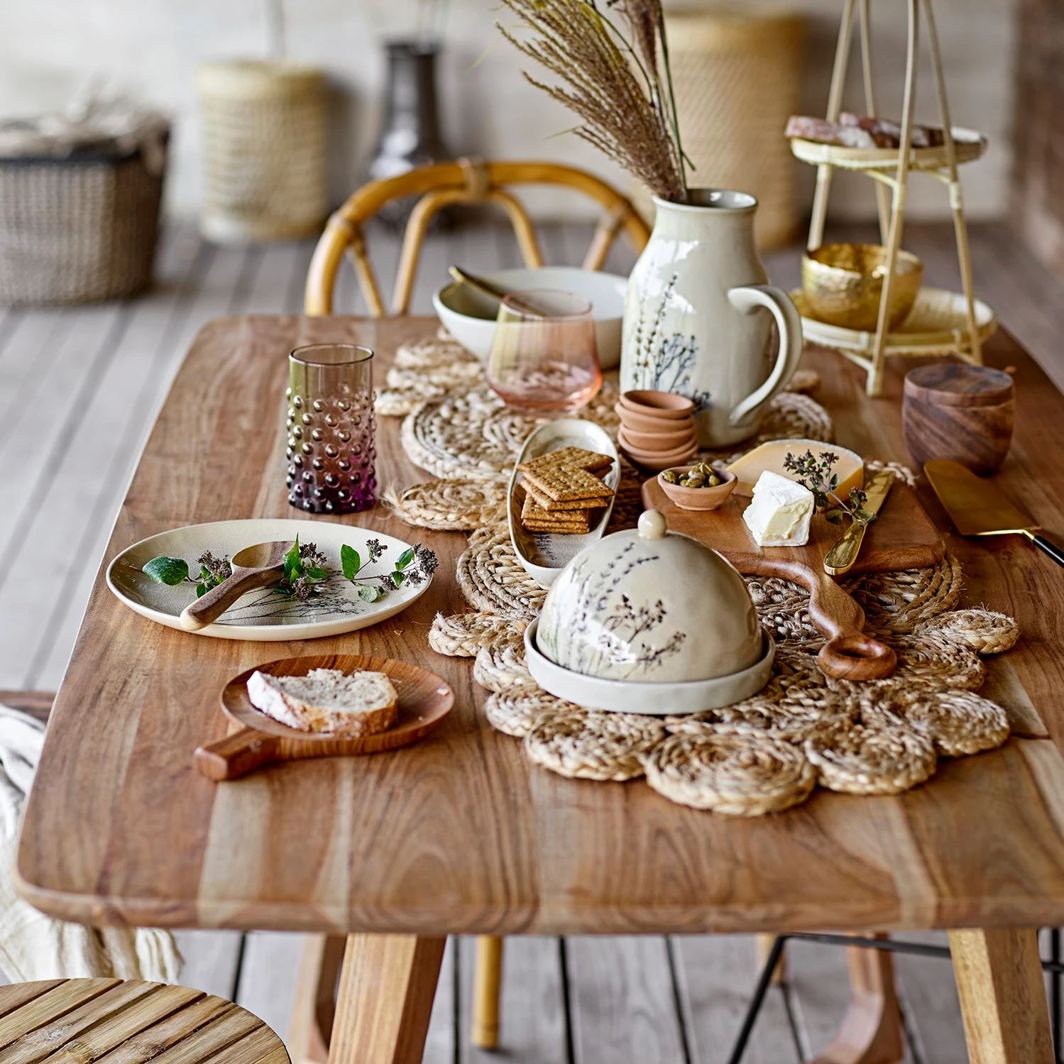 Bloomingville Luie Eettafel 78x130 Cm 2 Bloomingville Luie Eettafel 78x130 Cm - Afbeelding 2