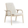Swedese Laminett Fauteuil Eik Wit Gepigmenteerd / Schapenvacht