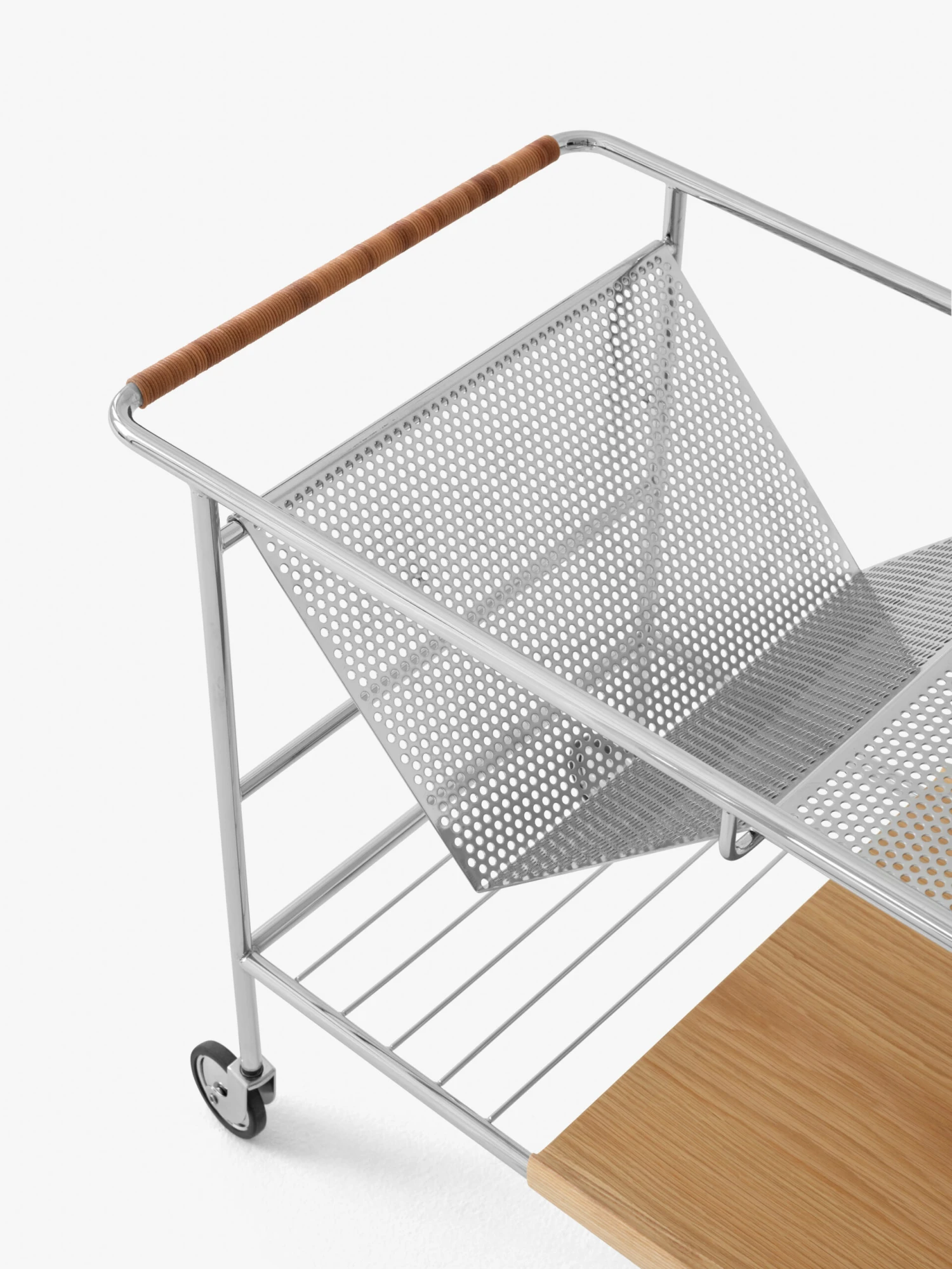 &Tradition Alima Opbergtrolley Gelakt Eikenhout 4 &Tradition Alima Opbergtrolley Gelakt Eikenhout - Afbeelding 4