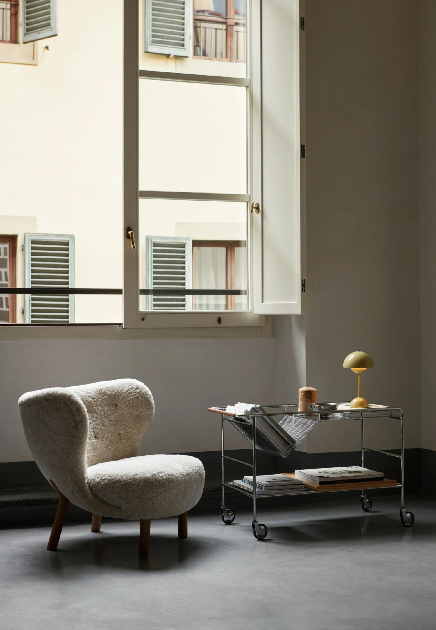 &Tradition Alima Opbergtrolley Gelakt Eikenhout 7 &Tradition Alima Opbergtrolley Gelakt Eikenhout - Afbeelding 7