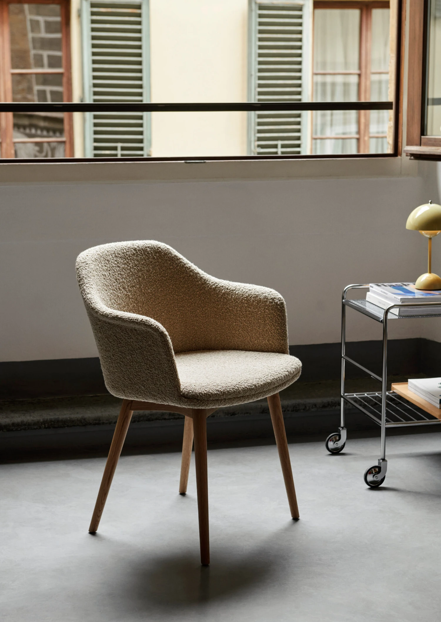 &Tradition Alima Opbergtrolley Gelakt Eikenhout 8 &Tradition Alima Opbergtrolley Gelakt Eikenhout - Afbeelding 8