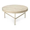 Ferm LIVING Travertine Salontafel Ø70,5 Cm