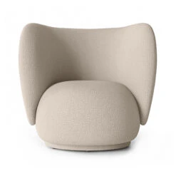Ferm LIVING Rico Lounge Stoel Bouclé
