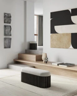 101 COPENHAGEN Tribu Bankje Linnen -Muuto Verkoopwinkel 576862 01 40 EnvironmentImage 7925dbc2e9