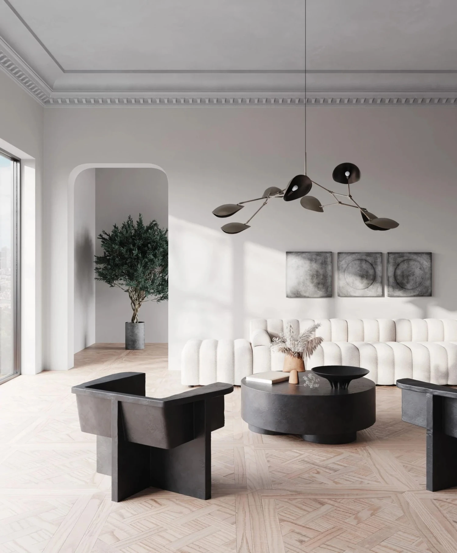 101 COPENHAGEN Big Foot Salontafel Big Ø110 Cm 3 101 COPENHAGEN Big Foot Salontafel Big Ø110 Cm - Afbeelding 3