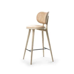 Mater High Stool Backrest Barkruk Hoog