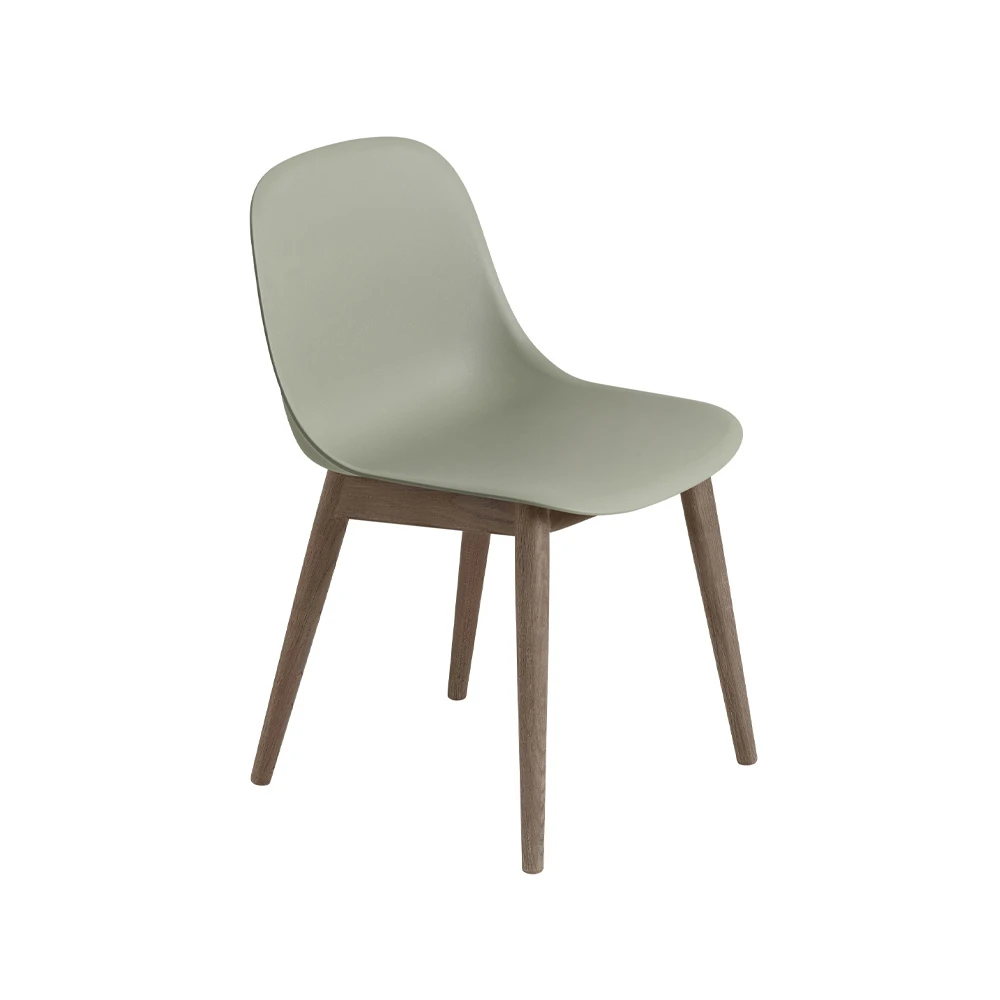 Muuto Fiber Stoel Met Houten Poten 1 Muuto Fiber Stoel Met Houten Poten