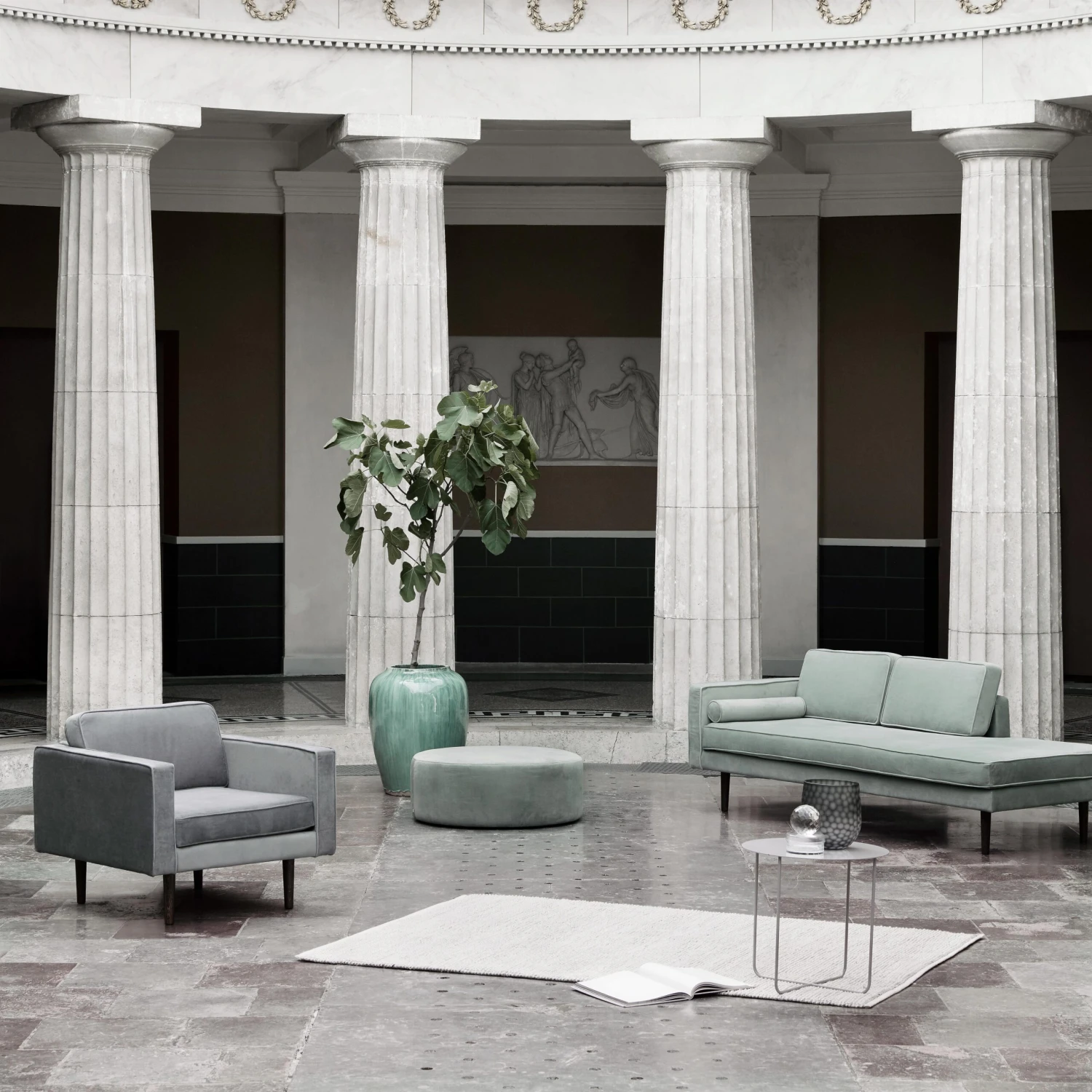 Broste Copenhagen Wind Chaise Longue 2 Broste Copenhagen Wind Chaise Longue - Afbeelding 2